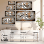 Personalized Family Sign Watercolour Canvas Paints with Name Wall Art Home Decor Gift for Family