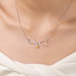 Personalised Exquisite Stethoscope Birthstone Necklace with Name Dainty Jewellery Graduation Birthday Gift for Medical Staff Graduate