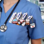 Personalised Simple Title Surname 3-In-1 Ballpoint Pen with Medical Element Charm Nurses' Day Nurse Week Appreciation Gift for Nurse Caregiver