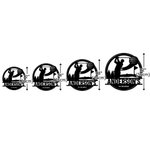 Personalized Black Golf Player Swing Pattern Metal Sign with Name and Text Home Decor Daily Use Birthday Gift for Golf Lovers