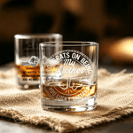 Verre à whisky 10 oz Old Fashioned personnalisé pour la fête des pères Cadeau d'anniversaire pour homme Frère amateur de whisky
