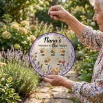 Personalizzare ghirlanda 1-6 api acchiappasole con nomi finestra appesa Home Decor Regalo per la festa della mamma nonna