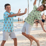 Personalized Multi-Color 1-10 Photos Kid Adult Hawaiian Shirt Daily Wear Beach Party Birthday Gift for Father Boyfriend Kids