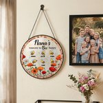 Personalizzare ghirlanda 1-6 api acchiappasole con nomi finestra appesa Home Decor Regalo per la festa della mamma nonna