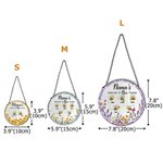 Personalizzare ghirlanda 1-6 api acchiappasole con nomi finestra appesa Home Decor Regalo per la festa della mamma nonna