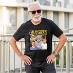 Henkilökohtainen Retro Bootleg Style 1-5 Photo 100% puuvilla T-paita otsikko Isänpäivä Syntymäpäivä lahja isälle isoisä