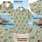 Personalized Multi-Color 1-10 Photos Kid Adult Hawaiian Shirt Daily Wear Beach Party Birthday Gift for Father Boyfriend Kids