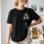 Personalized A Day in the Life of A Pet Sweatshirt T-shirt with Pet Photo Illustration Daily Wear Gift for Pet Owners