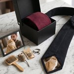 Personlig Pet Photo Patch Slips med namn och presentförpackning Födelsedag Jubileum Fars dag Present till man Husdjursälskare