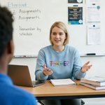Sweat-shirt à capuche avec titre et nom de famille Cadeau d'appréciation de la rentrée scolaire pour le professeur