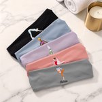 Henkilökohtainen Pilates Poses Pattern Embroidery Sweat-Proof Headband nimellä Fitness Käyttö Syntymäpäivä Sport Lahja Jooga Lover Pilates Loverille