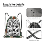 Personalized Ball Sports Theme Drawstring Beach Backpack String Bag with Name and Number Outdoor Activities Birthday Gift for Sports Lovers