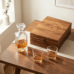 Personalised Our First Father's Day Whiskey Decanter with Name Birthday Anniversary Father's Day Gift for Men Friends