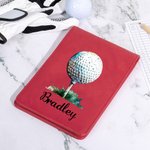 Personalised Multi-Colour Golf Scoring Card Holder with Name Birthday Gift for Golf Lovers