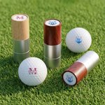 Gepersonaliseerde monogram golfbalstempel met naam en blikken opbergdoos ideaal voor golfclub wedstrijddag verjaardagscadeau voor golfliefhebbers