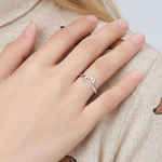Gepersonaliseerde teckelring met gegraveerde naam sierlijke sieraden verjaardag huisdier herdenkingscadeau voor dierenliefhebbers