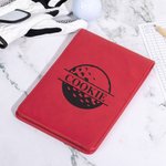 Porte-Carte de Score Personnalisé avec Initiale et Nom Accessoire en Cuir pour Compétition Golf Cadeau Anniversaire Fête pour Homme Amateur de Golf