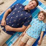 Personalizada Multicolor 1-10 Fotos Niño Adulto Camisa Hawaiana Uso Diario Fiesta en la Playa Regalo de Cumpleaños para Padre Novio Niños