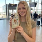 Personalized Cartoon Travel Character Photo Multicolour  Phone Case with Name for iPhone Daily Use Birthday Gift for Traveler Friend