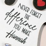 Personalized Nurse's Uniform Ornament with Title and Name Wooden Decoration Nurse Week Nurses' Day Gift for Nurse