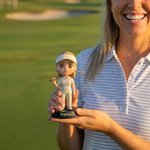 Personalizzata Figurina di golf con foto stampata in 3D e nome Decorazione da tavolo Regalo di compleanno per la festa del papà per gli amanti del golf