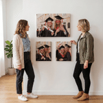 Foto personalizzate su tela Display da parete Moderna decorazione per la casa Set di 3 Nave da USA Regalo di laurea per i laureati
