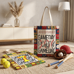 Personalised Baseball Soccer Ball Sports Large Capacity Canvas Bag with Name and Number Daily Use Team Birthday Gift for Sports Fan Sports Lover