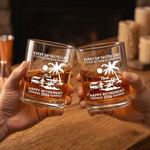 Personalisierte jeder Schluck schmeckt wie es ist nicht mein Problem Anymore 10 oz Rock Whiskey Glas mit Namen Vatertag Ruhestand Geschenk für Papa