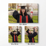 Foto personalizzate su tela Display da parete Moderna decorazione per la casa Set di 3 Nave da USA Regalo di laurea per i laureati