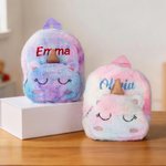 Personalised Cute Fantasy Unicorn School Backpack with Embroidery Name and Pencil Case Back to School Birthday Gift for Girls