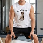 Personalizado lindo gato perro mascota foto diseño flojo ajuste transpirable camiseta con texto diario desgaste mascota fiesta cumpleaños regalo para dueño de mascota