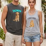 Personalizado lindo gato perro mascota foto diseño flojo ajuste transpirable camiseta con texto diario desgaste mascota fiesta cumpleaños regalo para dueño de mascota