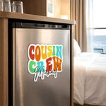 Personalised Cousin Crew Fridge Magnet with Name Home Office Decor Holiday Gift for Family Friends