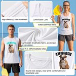 Personalizado lindo gato perro mascota foto diseño flojo ajuste transpirable camiseta con texto diario desgaste mascota fiesta cumpleaños regalo para dueño de mascota