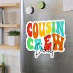 Personalised Cousin Crew Fridge Magnet with Name Home Office Decor Holiday Gift for Family Friends
