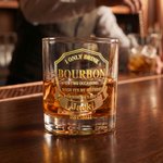 Spersonalizowana szklanka do whisky Rock 10 uncji z imieniem i rokiem Prezent urodzinowy na Dzień Ojca dla taty mężczyzny