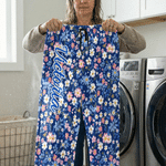 Personalised Watercolor Floral Style Drawstring Pyjama Pants with Name Daily Wear Birthday Gift for Women Men