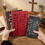 Personalized Cross Bible A5 A6 Notebook with Name Graduation Birthday Gift for Christians Graduates
