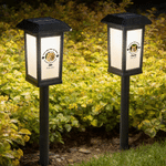 Personalized Pet Photo Paw Print Solar Garden Light with Name and Date Memorial Gift for Pet Owners