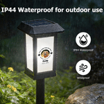 Personalized Pet Photo Paw Print Solar Garden Light with Name and Date Memorial Gift for Pet Owners