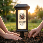 Personalized Always Loved Butterfly Photo Solar Garden Light with Name and Year Garden Decor Memorial Sympathy Gift for Family Friend
