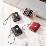 Personalised Mini Leather Memory Photos Album Keychain with 10-14 Pictures Birthday Anniversary Christmas Gift for Family Couple
