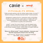Personalised Colourful emoji Mix A5 Spiral Journal Notebook with Name Daily Use Birthday Gift for Kids | Callie × emoji ™