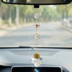 Carillons personnalisés en cristal pour animaux de compagnie avec nom Ornement commémoratif Sympathie Anniversaire Cadeau pour la perte d'un animal de compagnie