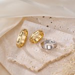 Personalized Sterling Silver Octagonal Family Ring with Engraved 1-8 Names Birthday Mother's Day Gift for Mom Family
