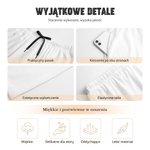 Personalizowane spodnie piżamowe z nadrukiem łapek i szachownicy z 1-4 zdjęciami pupila i imieniem prezent dla miłośników pupili
