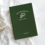 Personalised Funny Frog Humorous Phrase Hardcover Journal Notebook with Name Birthday Gift for Writers Office Workers