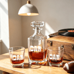 Personalised Balls Design Whiskey Decanter with Date Birthday Anniversary Father's Day Gift for Dad