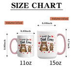 Personalisierte Papa & Baby Bär Design 11 oz 15 oz Keramik Becher mit Namen und Untersetzer Vatertag Geburtstag Geschenk für Papa Papa