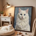 Impresiones en lienzo personalizado con foto de mascota y nombre estilo textura de pintura moderna regalo de cumpleaños para amantes de las mascotas